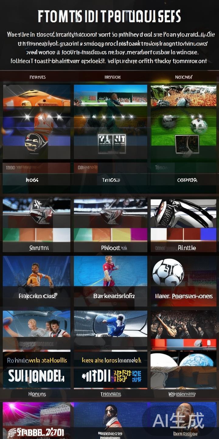在登录成功后，首页会显示各种体育类别。用户可以根据
